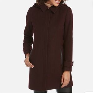 Michael Kors Rich Burgundy Trench Coat